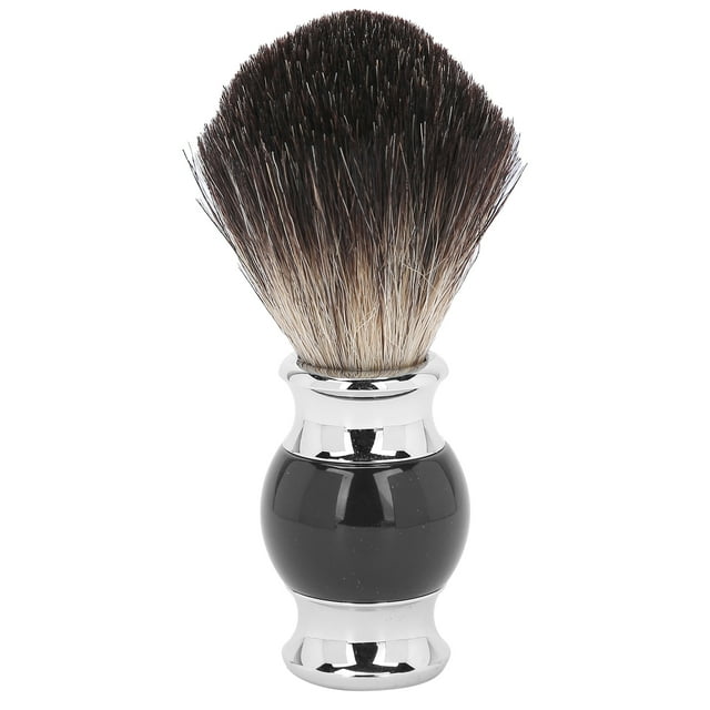 Brocha de afeitar para barba de barbero, cerdas suaves, cepillo para crema de afeitar para hombres para limpiar el vello facial
