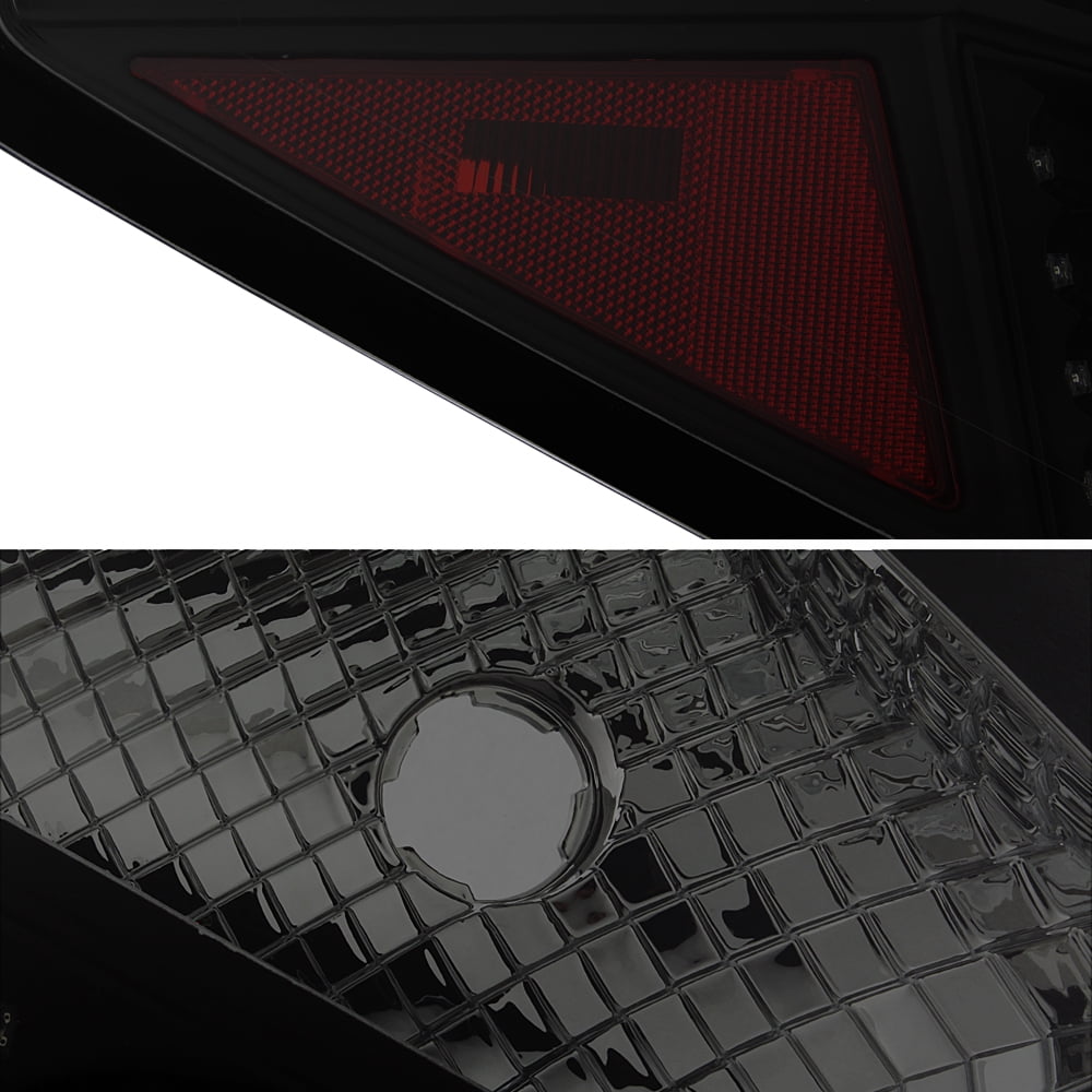 AKKON - For 07-12 Nissan Altima L32A 4DR Sedan Black Smoked LED Tail Brake Light Lamp Assembly