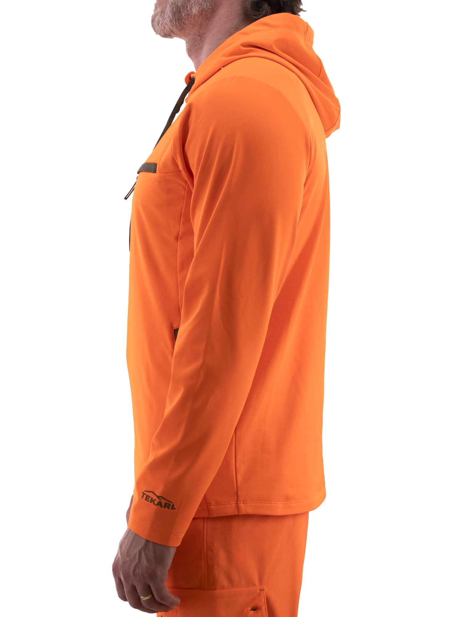 Tekari Men's Axial 1/4 Zip Performance Fleece Hunting Hoodie, S-3XL