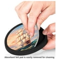thumbnail image 3 of Silicone Non-Slip Drink Coasters with Removable Printed Absorbent Felt Pad - Set of 4 - Sailboat Painting, 3 of 3