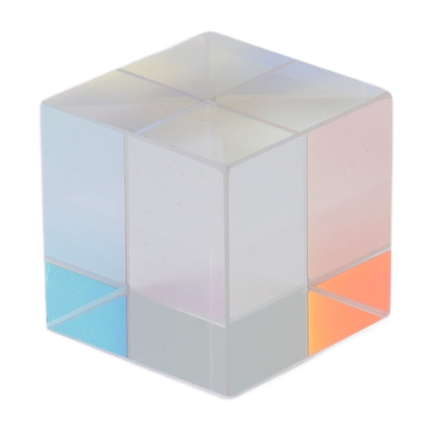 Cubo De Prisma óptico De Cristal óptico, Cubo De Color De Dispersión RGB, Atrapasol X, Cubo, Prisma, Regalo De Cumpleaños