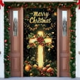 thumbnail image 6 of ToyKingdee Christmas Front Door Cover Elastic, Christmas Door Cover Cloth with Elastic for Holidays Home Party Decor, 6 of 6
