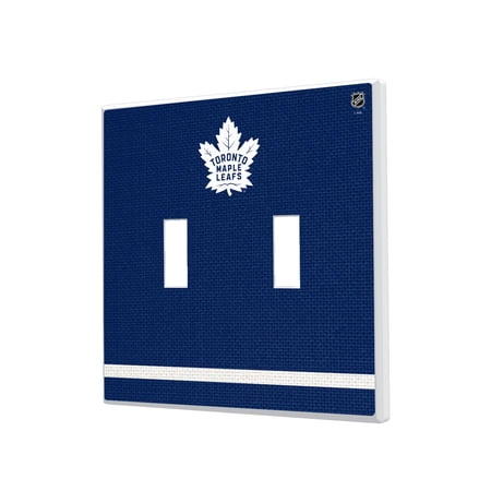 Toronto Maple Leafs Double Toggle Lightswitch Plate