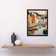 thumbnail image 2 of Dartmouth Harbour Boats Watercolour Painting Devon Scenic River Dart Townscape Art Print Framed Poster Wall Decor 12x16 inch, 2 of 5
