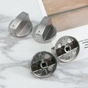 4 Pack Universal Gas Stove Knobs Cooker Oven Hob Control Knobs Switch 6mm