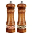 thumbnail image 1 of Acacia Wood Salt and Pepper Grinder Set, 1 of 5