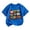 AB220 Blue, variant on Bainana Boy'S Short Sleeve T Shirts Letter Print Leisure Tops Big Kids Summer Tees