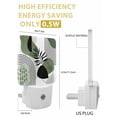 thumbnail image 3 of Night Lights Auto Sensor Boho Abstract Mid Century Plug-in LED Nightlights Lamp Dusk to Dawn for Living Room, Bedroom, Bathroom, Stairways Wall Decor, Green Modern Geometric Leaf Night Light, 3 of 9