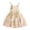 Beige, variant on Xmyrz Little Girl Holiday Outfits Skirts Set Comfort Vacation Mesh Bow Knot Breathable Sleeveless Clothes Sets Clothing Suits