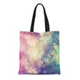 thumbnail image 1 of NUDECOR Canvas Tote Bag Spring Abstract in Light Pastel Tones Delicate and Unusual Reusable Shoulder Grocery Shopping Bags Handbag, 1 of 1