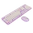 thumbnail image 1 of Gaming Keyboard, 104 Keys Battery Powered 1600 DPI Cordless Computer Keyboard And Mouse Combo, Auto Sleep Gaming Keyboard And Mouse Set For  For OS X, 1 of 8