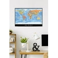 thumbnail image 3 of Map - World Wall Poster, 22.375" x 34", 3 of 4