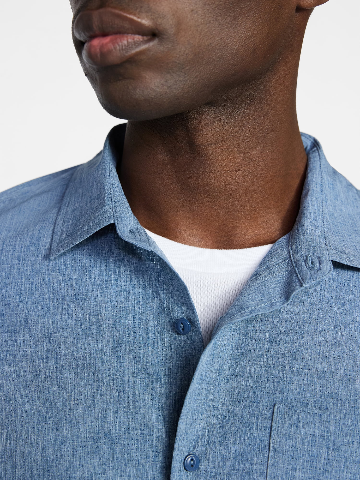 George Men's Commuter Shirt with Short Sleeves, Sizes S-3XL