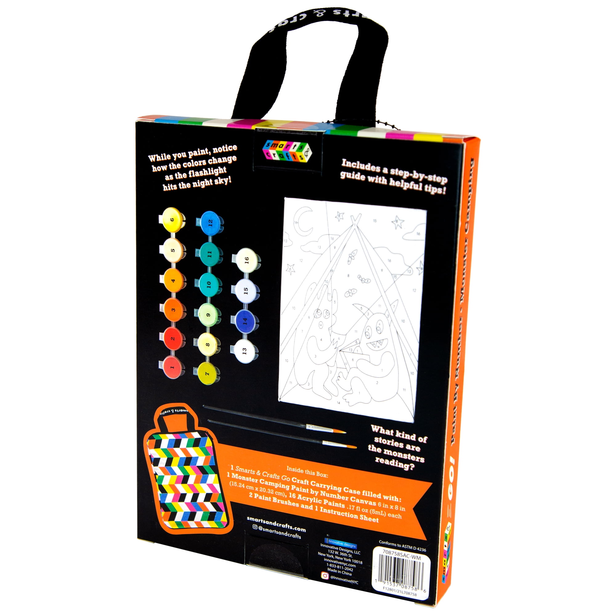 Mindful Crafts: Geometric Paint-by-Number Kit