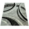 thumbnail image 5 of Paco Home Modern Area Rug with Abstract Design in Grey - 2'8" x 9'10" (3'x10'), 5 of 5