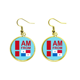 thumbnail image 1 of Soy de Panama Ear Dangle Golden Drop Earring Jewelry Mujer Unbranded M, 1 of 3