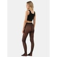 thumbnail image 4 of No Boundaries Hearts Pattern Tights for Women, Sizes S-3XL, 4 of 4