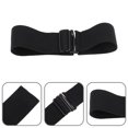 thumbnail image 4 of Miangastore Perruques Élastiques Noires 3 Pcs 11x1.2in, 4 of 8