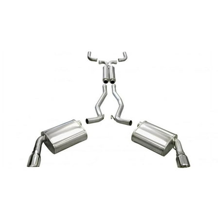 Corsa 10-14 Chevrolet Camaro Coupe SS 6.2L V8 Auto Polished Sport Cat-Back   XO Exhaust