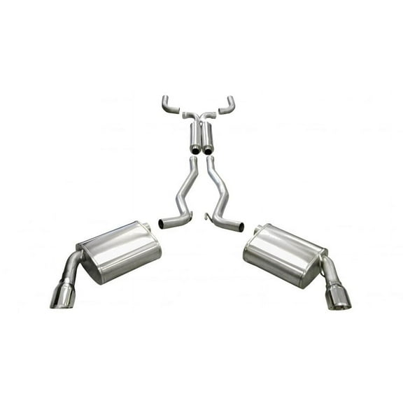 Corsa 10-14 Chevrolet Camaro Coupe SS 6.2L V8 Auto Polished Sport Cat-Back   XO Exhaust