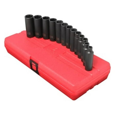 

ZiaZbYinY 3359 13 Piece 3/8-Inch Drive Deep Metric Socket Impact Set