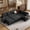 Black, variant on 85" Modular Sectional Sleeper Sofa with Pull Out Bed, 5 Seat Chenille L Shaped Couch with USB Ports|Cup Holders|Side Table|Storage Loveseat, Tool Free Assembly, Green