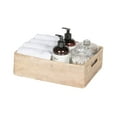 thumbnail image 3 of Kouboo Loma Rattan Shelf & Organizing Basket, Handwoven-Inspired Storage Color Latte, 3 of 5