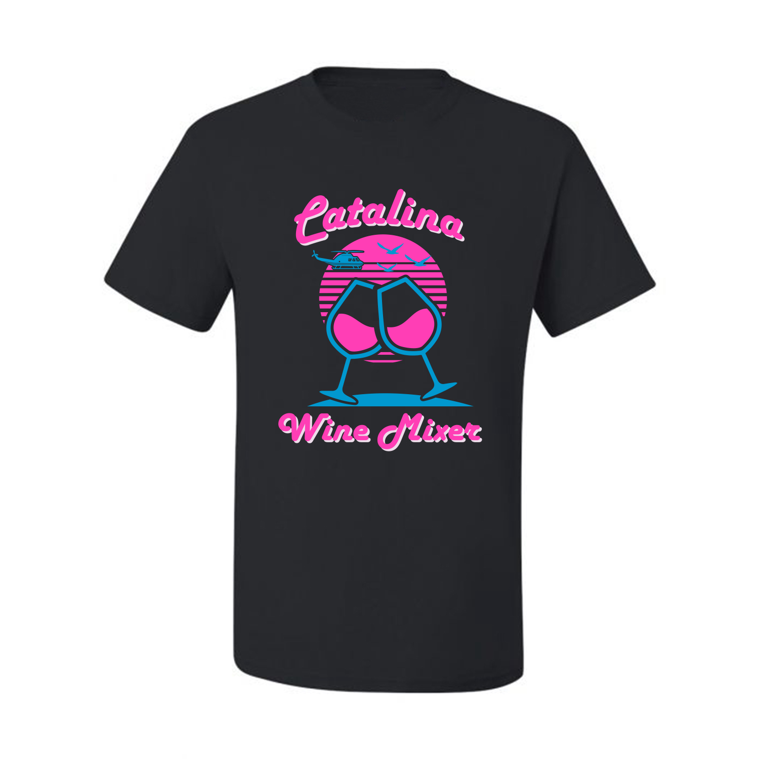 Catalina Wine Mixer Island Prestige Movie| Mens Pop Culture Graphic T-Shirt, Black, Small - image 2 of 4