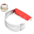 thumbnail image 2 of Coofit Dough Blender Rubber Handle Stainless Steel Pastry Cutter Dough Pastry Blender, 2 of 10
