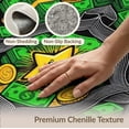 thumbnail image 6 of ODIKA 9'x12' Washable Area Rug Cartoon Graphic Stacks Men Movie Funky Designer Guys Mens Refined for Dining Room, Basement, Large Office, Non-Slip Chair-Friendly, 6 of 7