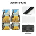 thumbnail image 6 of Salouo Funny Countryside Donkey for 4-Piece Floor Mats, Custom Fit Car Mats All-Weather Car Foot Mats Automotive Floor Mats for Cars, Trucks, SUVs, Vehicle Floor Liner, 6 of 7