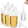 thumbnail image 2 of Bolsa transparente para bebidas, embalaje para bebidas, nevera transparente, zumo líquido fresco, leche, fiesta de boda, reutilizable, 2 of 4