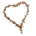 thumbnail image 1 of Boho Girls Wedding Garland Banda para el cabello Festival de flores para la frente Diadema floral naranja BLESIY Guirnalda de la frente de la boda, 1 of 5