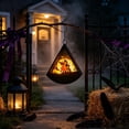 thumbnail image 6 of Cheapark Halloween Portable Night Light With Witch Skeleton Ghost Designs, Battery Operated Flickering LED Handheld Tabletop Lantern, Indoor Holiday Decor Lamp For Halloween Party Home Desktop Gift, 6 of 7