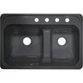 thumbnail image 4 of Lyons Industries Lyons Deluxe Chef Select Dual Bowl Low Dam Acrylic Kitchen Sink, 4 of 5