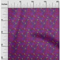 thumbnail image 1 of oneOone Organic Cotton Voile Fabric Leaves & Floral Block Print Fabric BTY 42 Inch Wide, 1 of 4