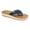 Navy, variant on COBIAN Adult Female Reya Rise Flip Flop Sandals, Color: Rose, Size: 6