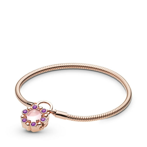Pandora Moments Heraldic Radiance Padlock Clasp Bracelet