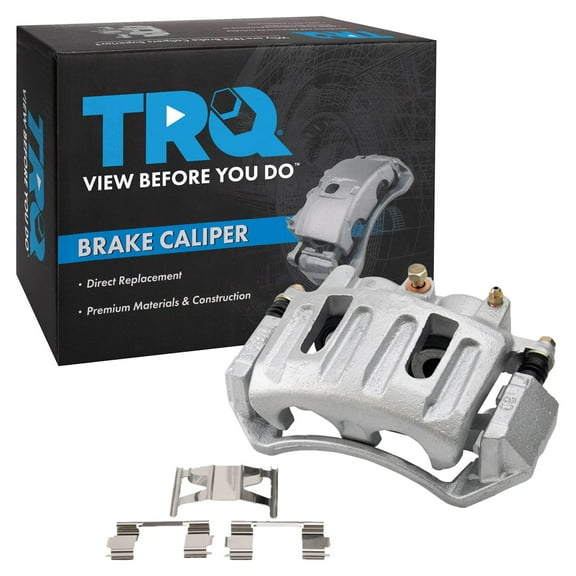 TRQ Front Left Brake Caliper w/Bracket Drivers Side Compatible with 1997-2001 Ford F-150 2002 Lincoln Blackwood