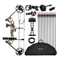 thumbnail image 1 of VEVOR Compound Bow Archery Right Hand Arrow Set 70 Lbs 320 fps Hunting Shooting Target, 1 of 9