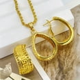 thumbnail image 4 of Middle Eastern 24K Gold Plated Luxury Jewelry Set, 4 of 5