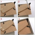thumbnail image 3 of Picture Frame Turn Button Fasteners Set, 100 PCS Backing Clips Photo Hardware, 3 of 4