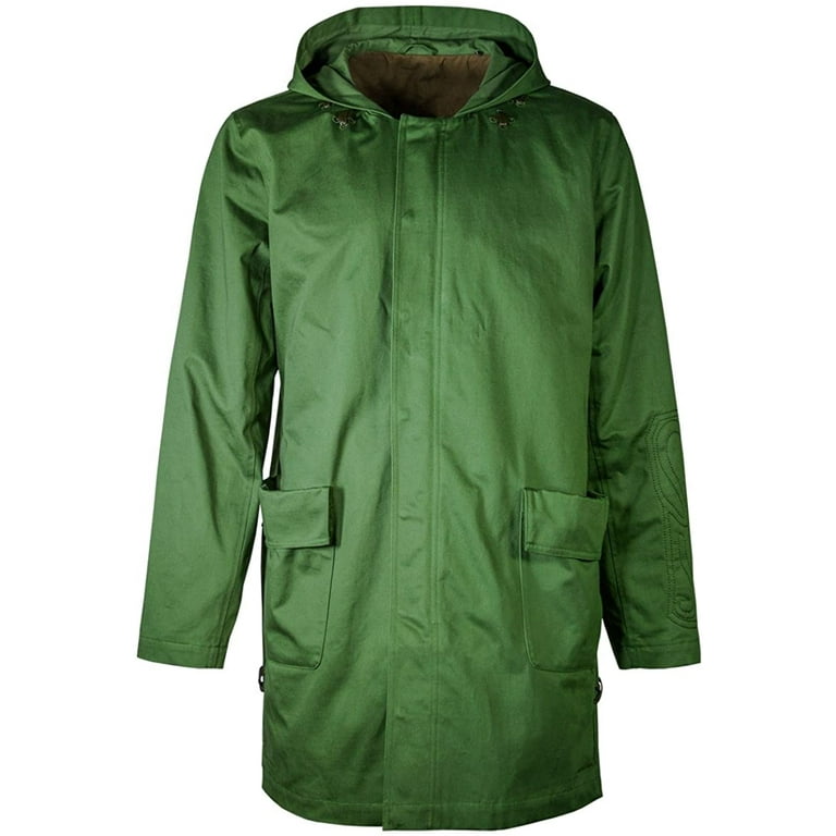 Musterbrand GREEN Zelda Men Coat Link Voyage, US X-Small
