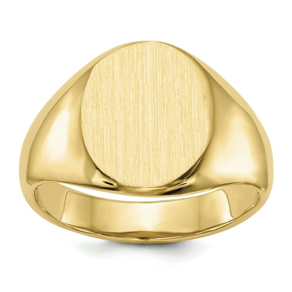 14K Yellow Gold Signet Ring Size 8