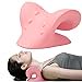 thumbnail image 3 of RESTCLOUD Neck and Shoulder Relaxer, Cervical Traction Device for TMJ Pain Relief and Cervical Spine Alignment, Chiropractic Pillow, Neck Stretcher(Pink), 3 of 4