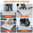 thumbnail image 3 of BeesClover Door Threshold Ramp, Adjustable Aluminum Ramp 800 Lbs Load Capacity, Non-Slip Mobility Rampfor Wheelchairs,Portable Threshold Door Ramps Fit for Entrance, Step, Power Chairs, Driveway, 3 of 6