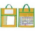 thumbnail image 4 of TISHITA Tote Bag Large Capacity School Bag Polyester for Primary Secondary Student Yellow, 4 of 8