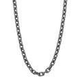 thumbnail image 5 of Invicta Jewelry Men's Rectangular Link Gunmetal Chain Necklace (8.5mm) - 24", 5 of 6