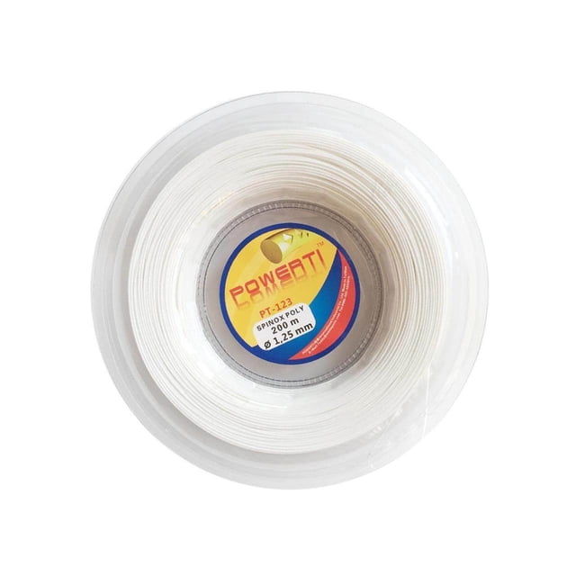 12m Tennis Racket Racquet String High Elastic Thread Textured Line White