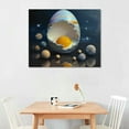 thumbnail image 3 of Nawypu Abstract Art Picture Decoration - Abstract Egg Solar System Planet Object Space Planet Poster - Home Canvas Painting Wall Art Poster for Bedroom Living Room Decor, 3 of 5